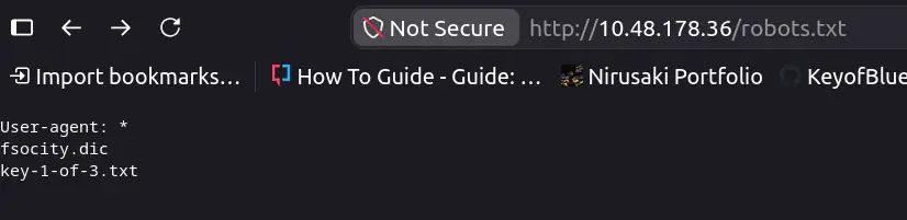 Robots.txt output